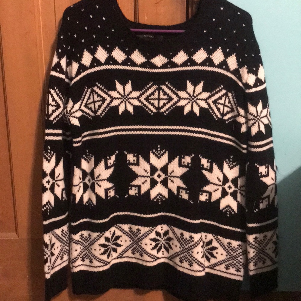 Forever 21 oversized winter sweater
